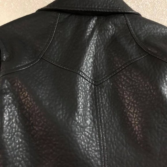 Vegan Leather Moto Jacket - Picture 5 of 7